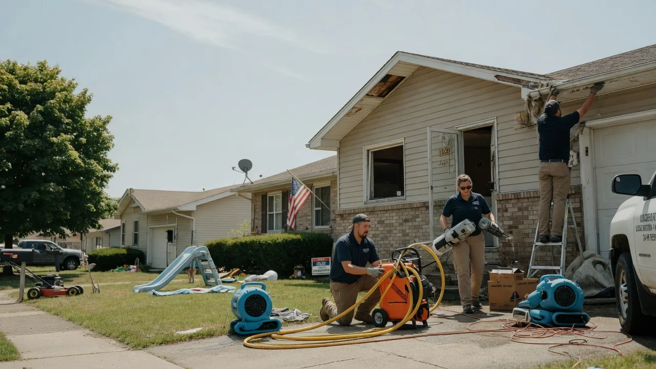 Water Damage Restoration in Combined Locks, WI near me